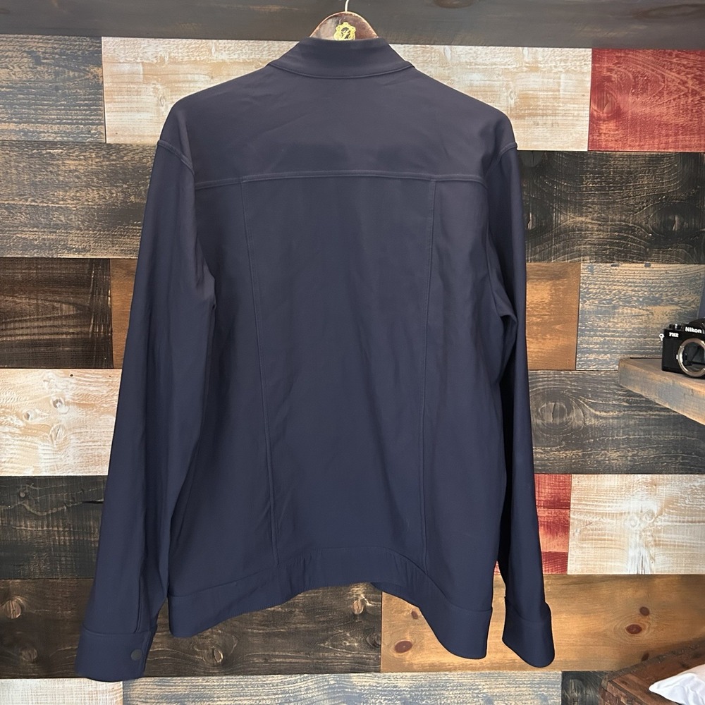 Icebreaker Soft shell Escape Travel Jacket Merino Navy Large Shirt - Picture 8 of 10